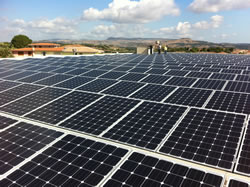 moduli Yngli Panda installati da Tetto Solare da 250 watt